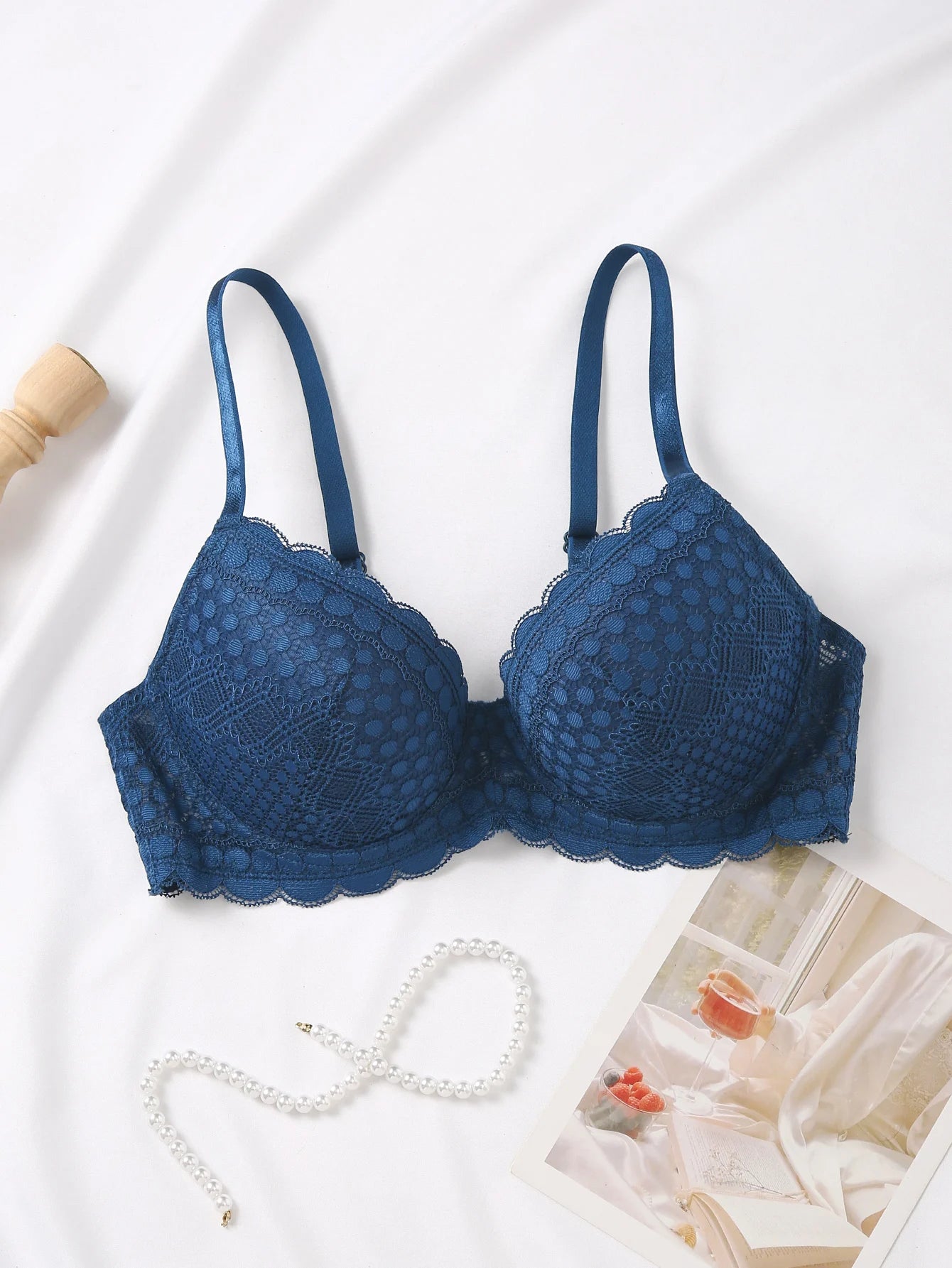 Women's sexy lace comfortable breathable lingerie underwire push-up bra B C D cup bra in multiple colors to choose from