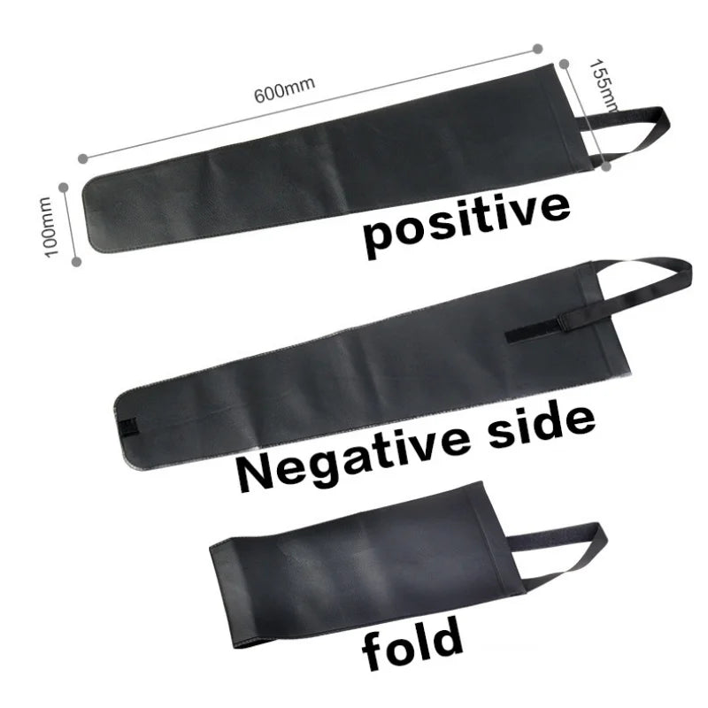 STONEGO Geantă de depozitare pentru umbrelă auto, din piele sintetică, impermeabilă, pentru spătarul scaunului auto, accesorii de curățare auto, economisește spațiu