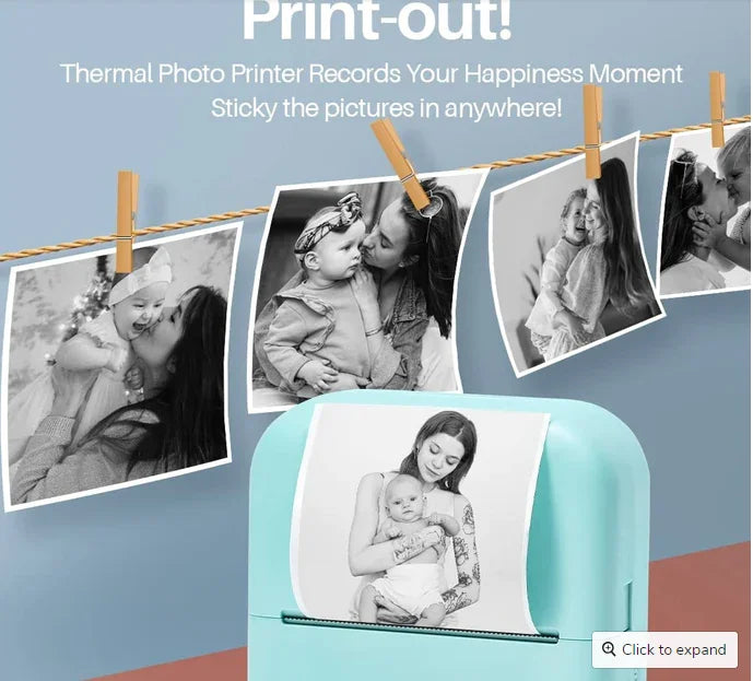 Imprimantă termică 2025: Phomemo M02X Mini-Inkless - Colecția Pocket 53/15/25 mm