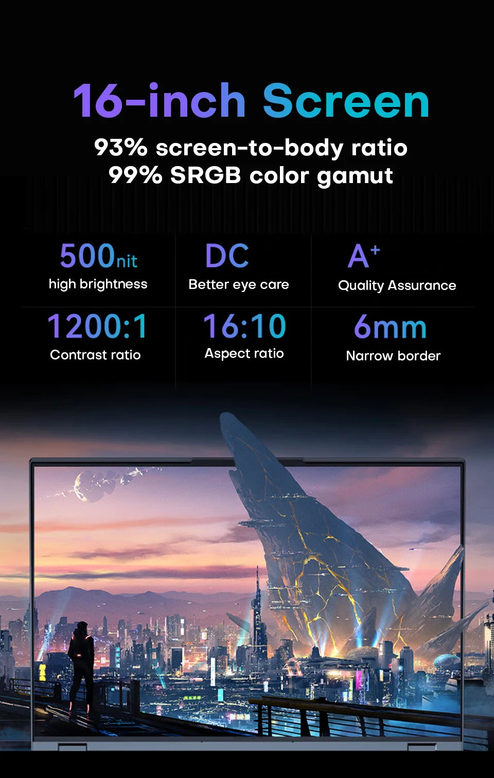 Xiaman 16" Gaming-Laptop - i7-6700HQ, GTX 1060, 1TB SSD