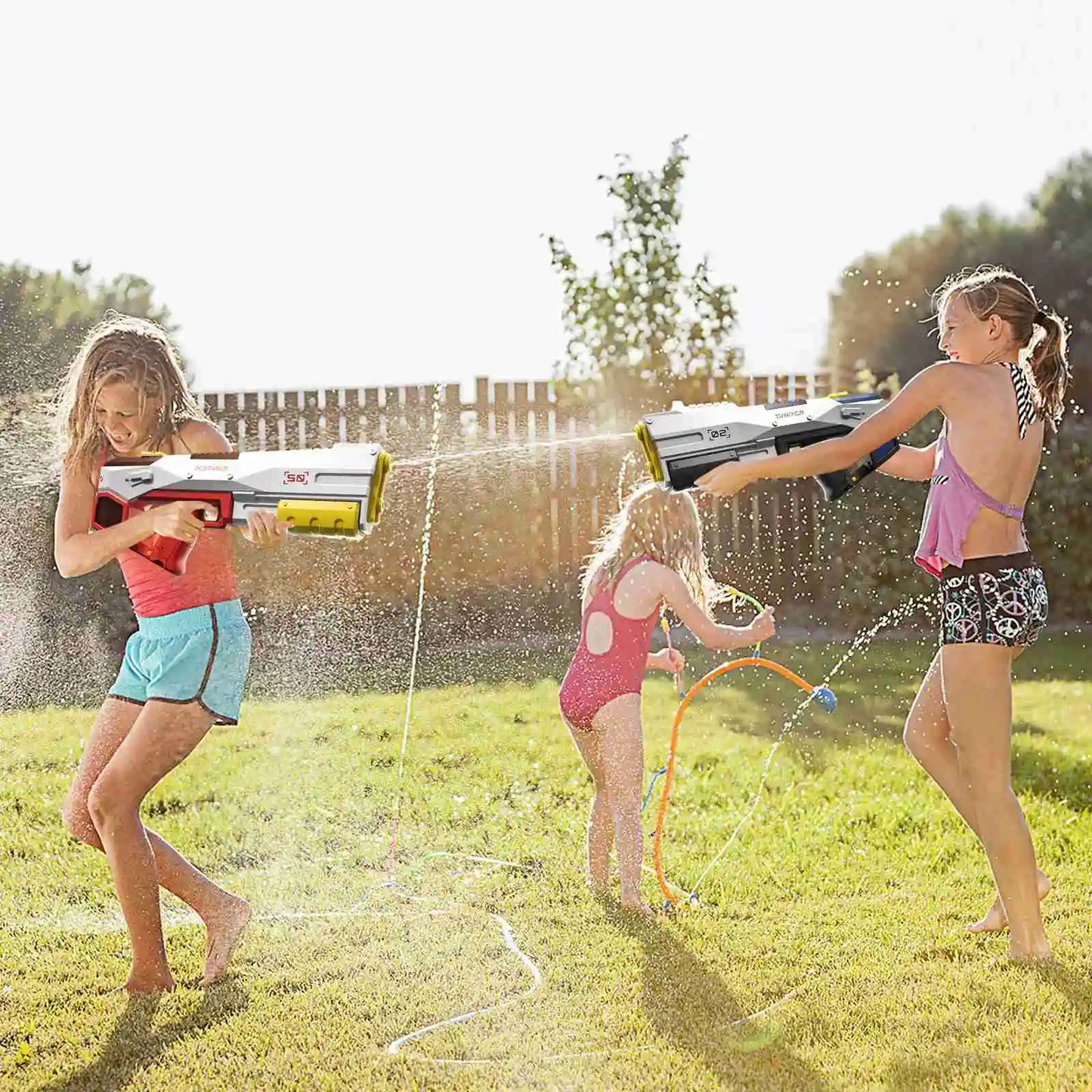 Wasserpistole 2025: Betuyoo Family Electric Water Gun 450ml 8-10m Range - 30Min Spray Fast Reload USB Charging Outdoor Summer Activity Collection