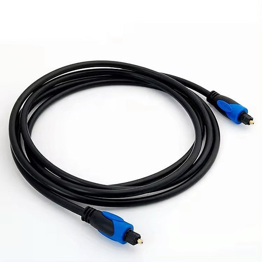 Cablu audio digital optic Toslink DREIKS - lungime 1 m, conector TOSLINK cu fibră optică