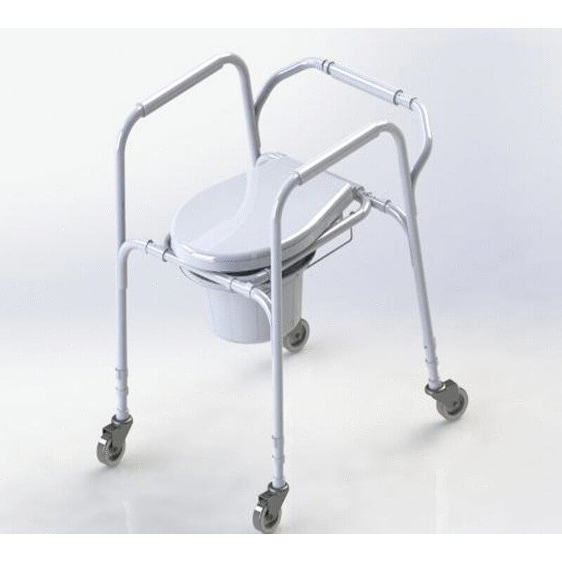 Scaun de toaletă mobil din aluminiu – AT01003