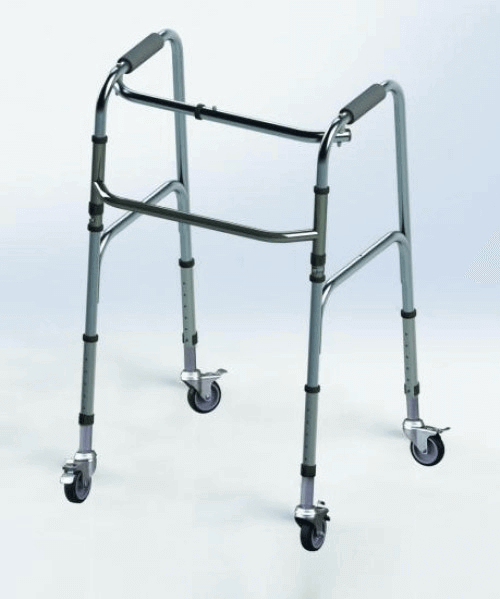 Cadru de mers cu 4 roți directoare – AT02001
