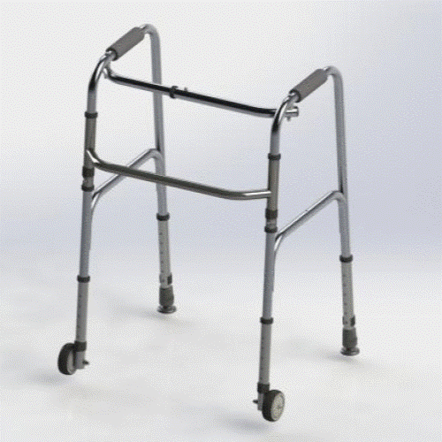 Cadru de mers cu 2 roți și 2 picioare – AT02002