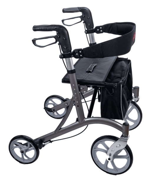 Rollator ușor cu geantă și curea de spate – AT51037