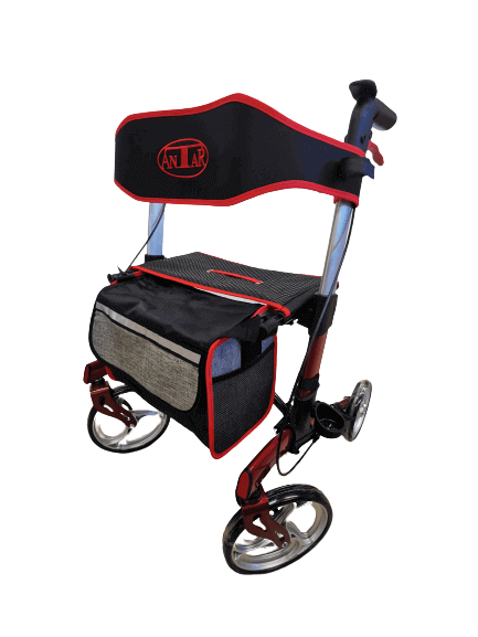 Rollator Antar – Patentat, ușor pliabil, doar 8,1 kg, până la 136 kg - AT51039