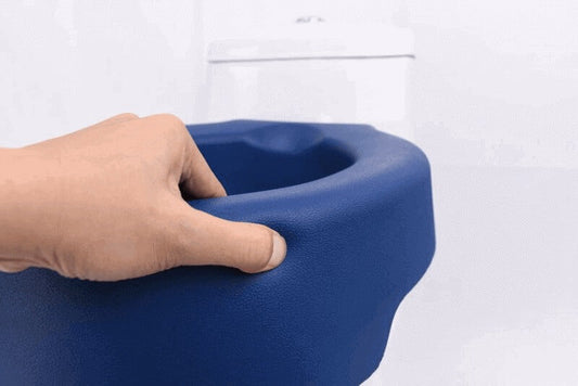 Înălțător moale pentru capacul WC, 10 cm, igienic, din PU – AT51203