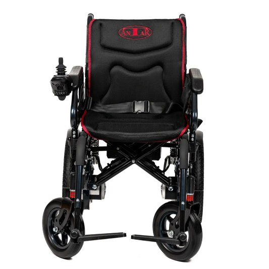 Scaun cu rotile electric Antar din oțel carbon negru – AT52332