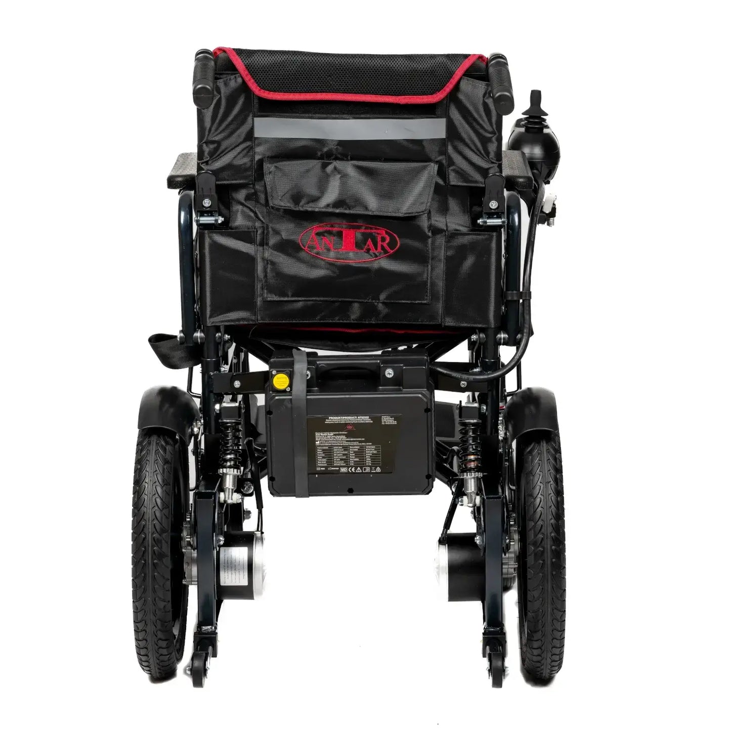 Antar Elektrischer Rollstuhl aus Carbonstahl Schwarz – AT52332