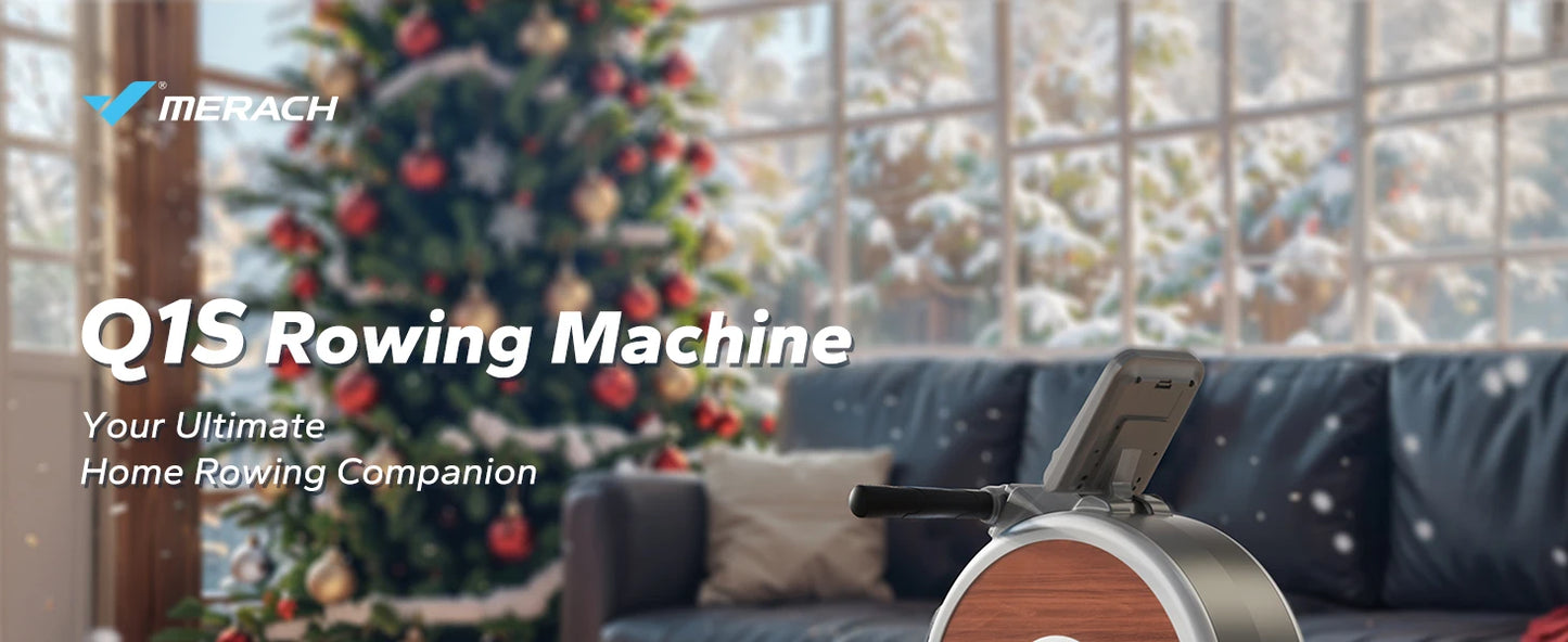 MERACH Rowing Machine Magnetic Rower Machine for Home 16 Levels Quiet Resistance Dual Slide Rail Max 350lb Weight Capacity R02