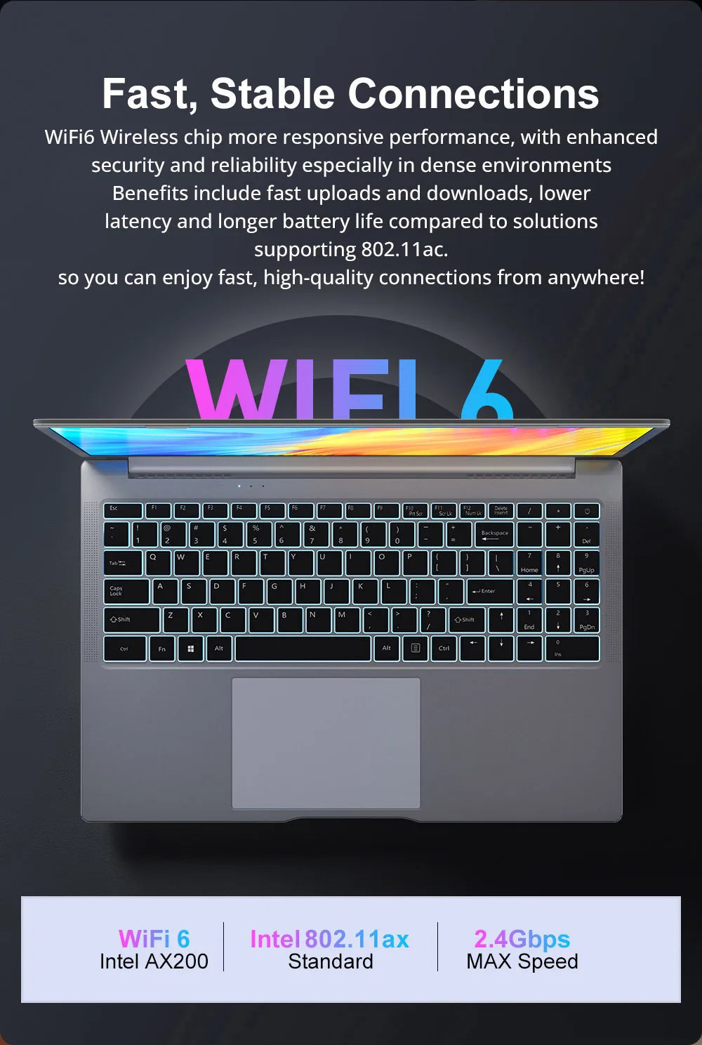 Ninkear N16 Pro Laptop Leistungsstarker Allrounder - 16 Zoll Display 2560x1600 IPS 120Hz