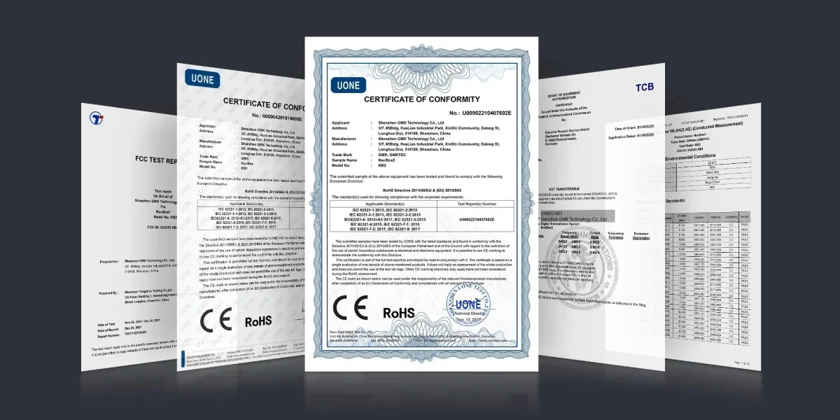 GMKtec G3 AL Mini-PC - 8 GB RAM, 256 GB ROM, 1,9 GHz CPU