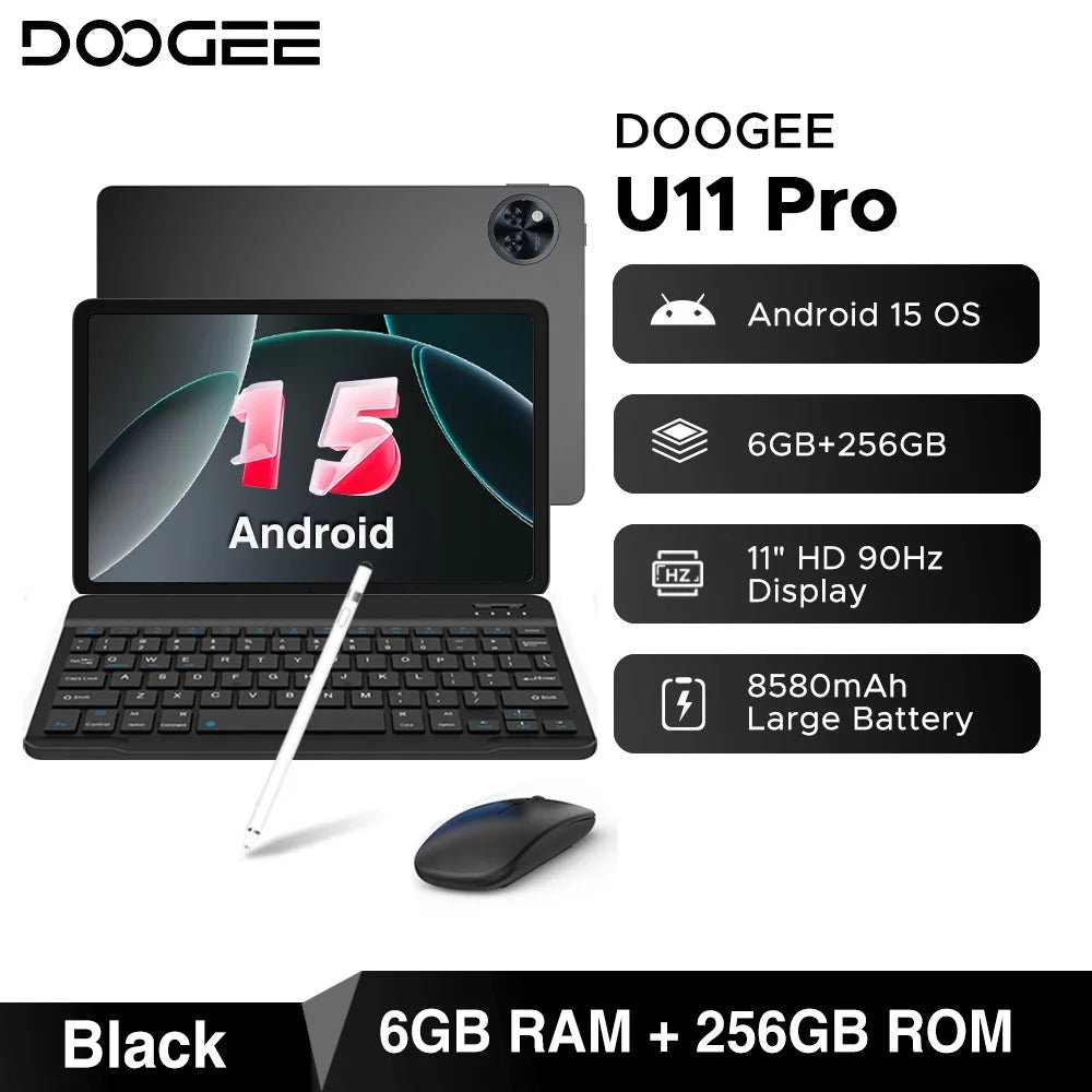 DOOGEE U11 Pro Android 15 - Speicher256GB Akku8580mAh Display11Zoll