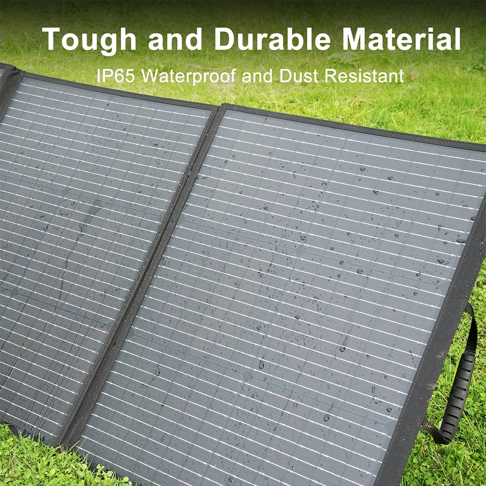 SOLARPLAY Foldable and Portable Solar Panel 400W (2*200w) Solar Battery Charger Outdoor Emergency Backup Power For Powerstation