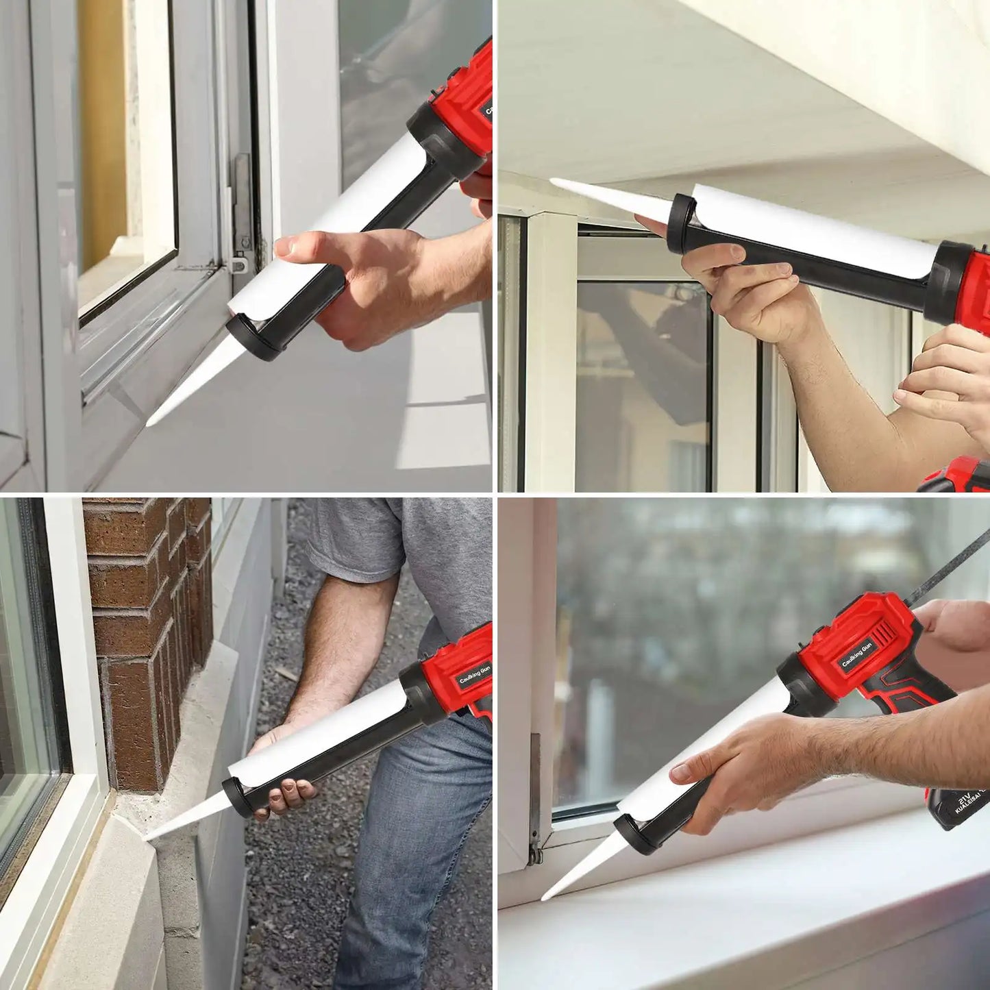 Elektrische Klebepistole - Glas Kleber Kartuschenpistole 4 Geschwindigkeiten Kabellos für Makita 18V Akku