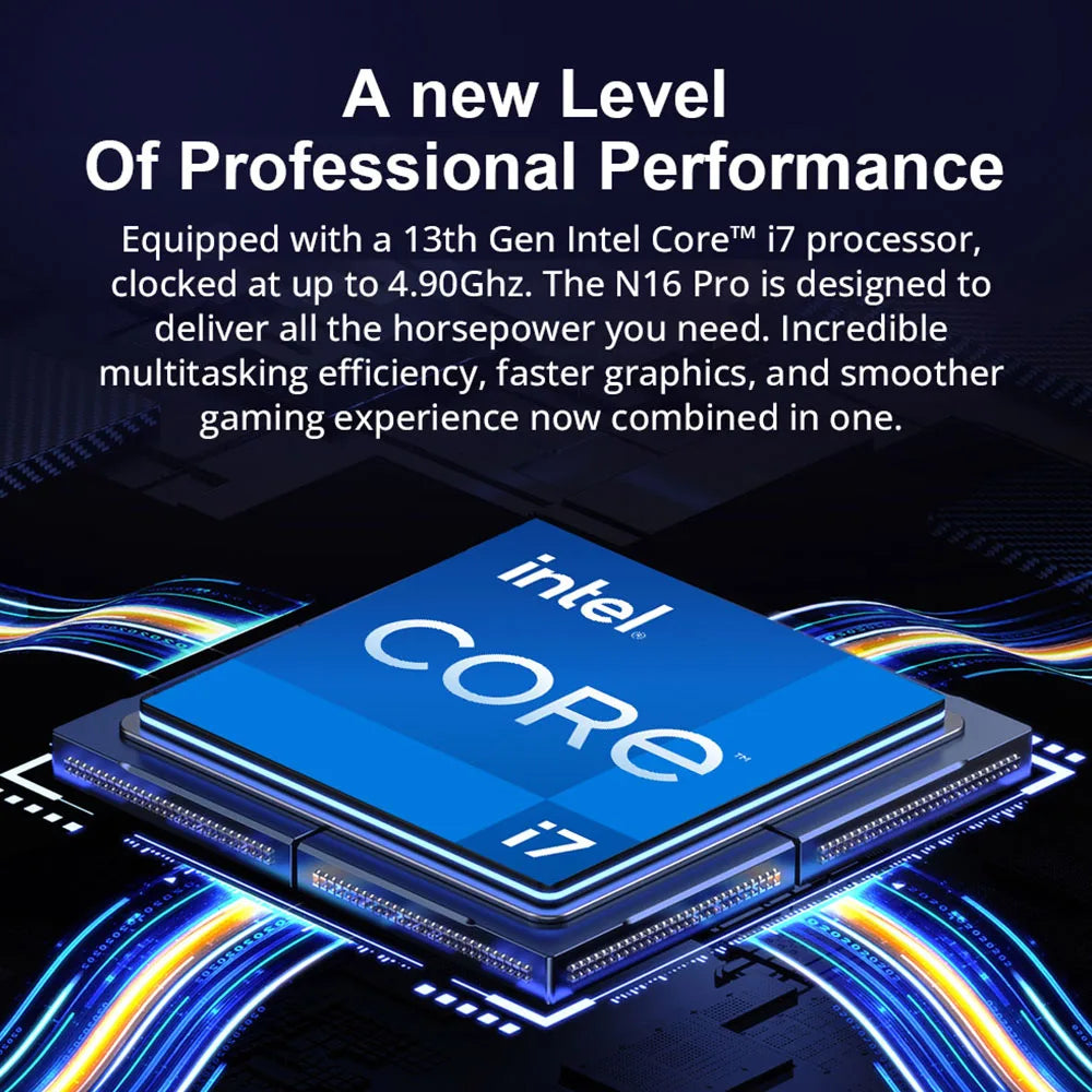 Ninkear N16 Pro Laptop Leistungsstarker Allrounder - 16 Zoll Display 2560x1600 IPS 120Hz
