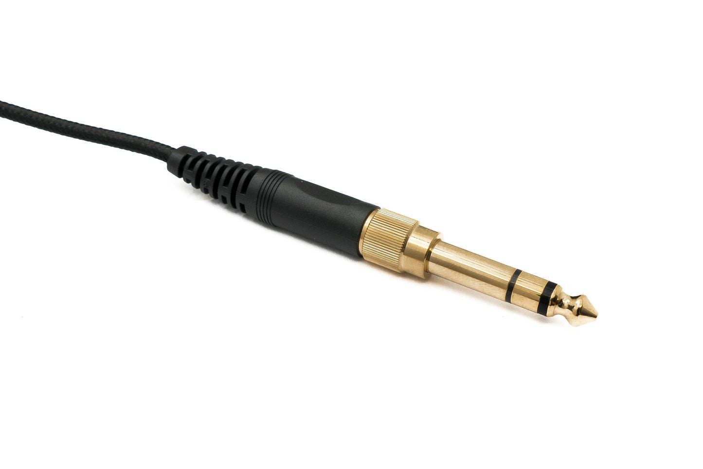 SYSTEM-S Audio Ersatz Kabel 2 m AUX Klinke geflochten für Sennheiser Kopfhörer HD650 HD600 HD580 HD660S HD6XX