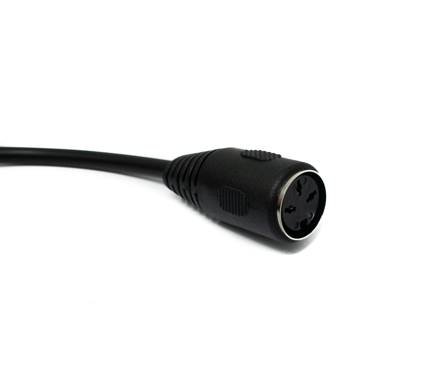 SYSTEM-S S-Video Kabel 3 m Din 3 Pin Stecker zu Buchse in Schwarz