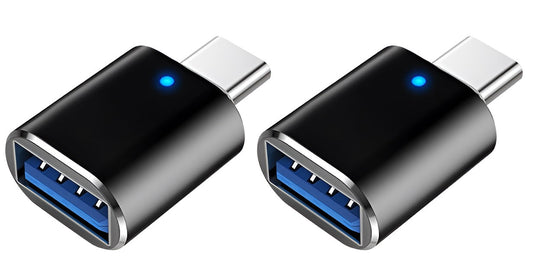 Adaptor DREIKS USB-C la USB-A OTG - USB 3.1 Gen 2 10 Gbit pe secundă, Plug and Play, Compact