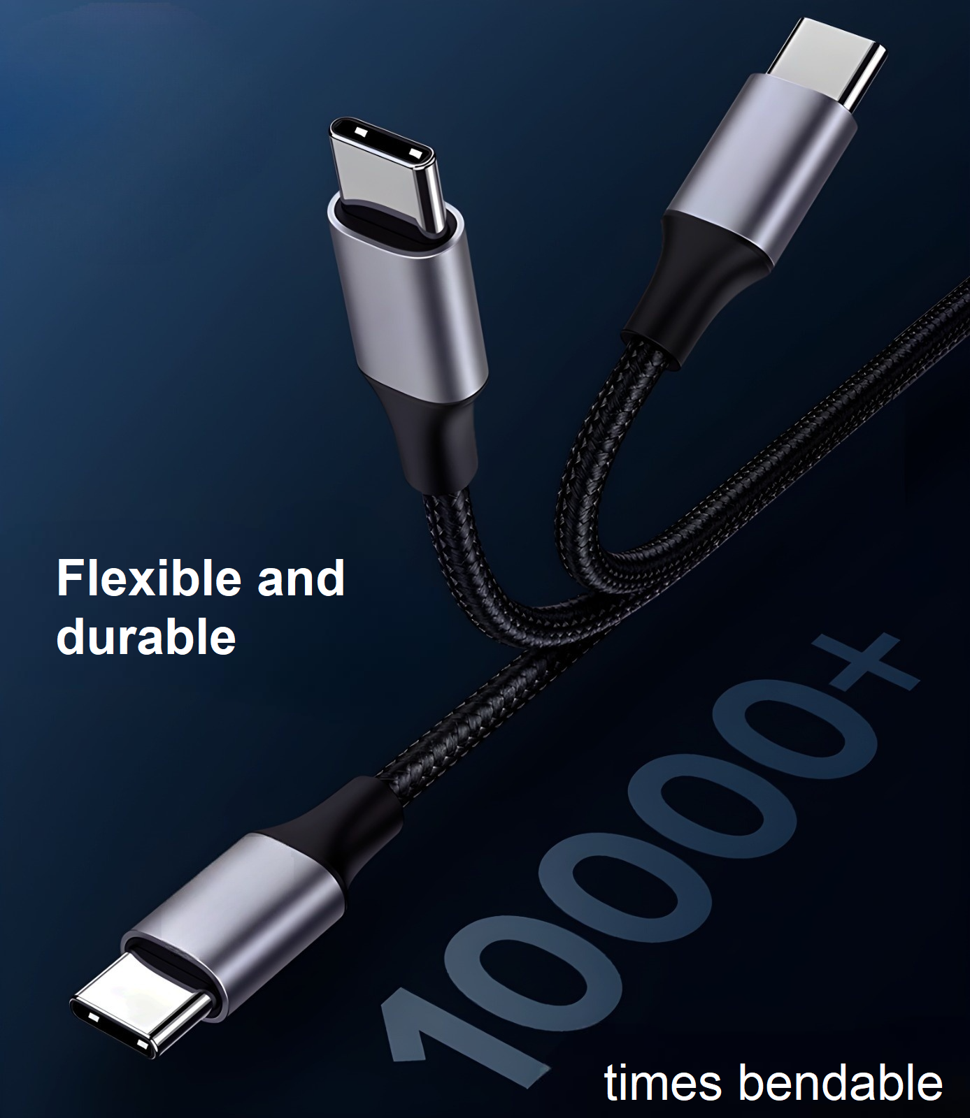 DREIKS USB-C Kabel PD 60W Schnellladekabel - USB-C Zu USB-C 480 Mbps Datenübertragung