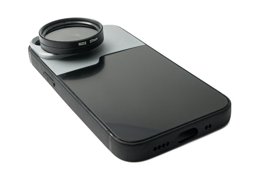 SYSTEM-S ND Filter Set 37 mm Neutraldichte mit Hülle und Tasche für iPhone 13 Mini