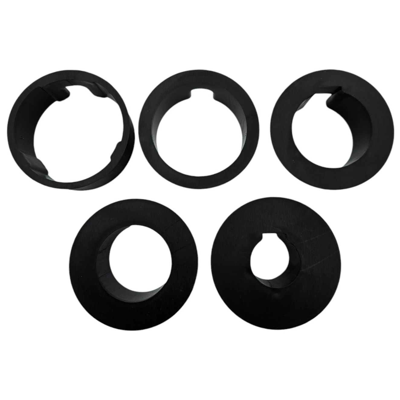 Bodenhülse Metall Universell - Durchmesser 2,5-5,5 cm, 5 Adapter