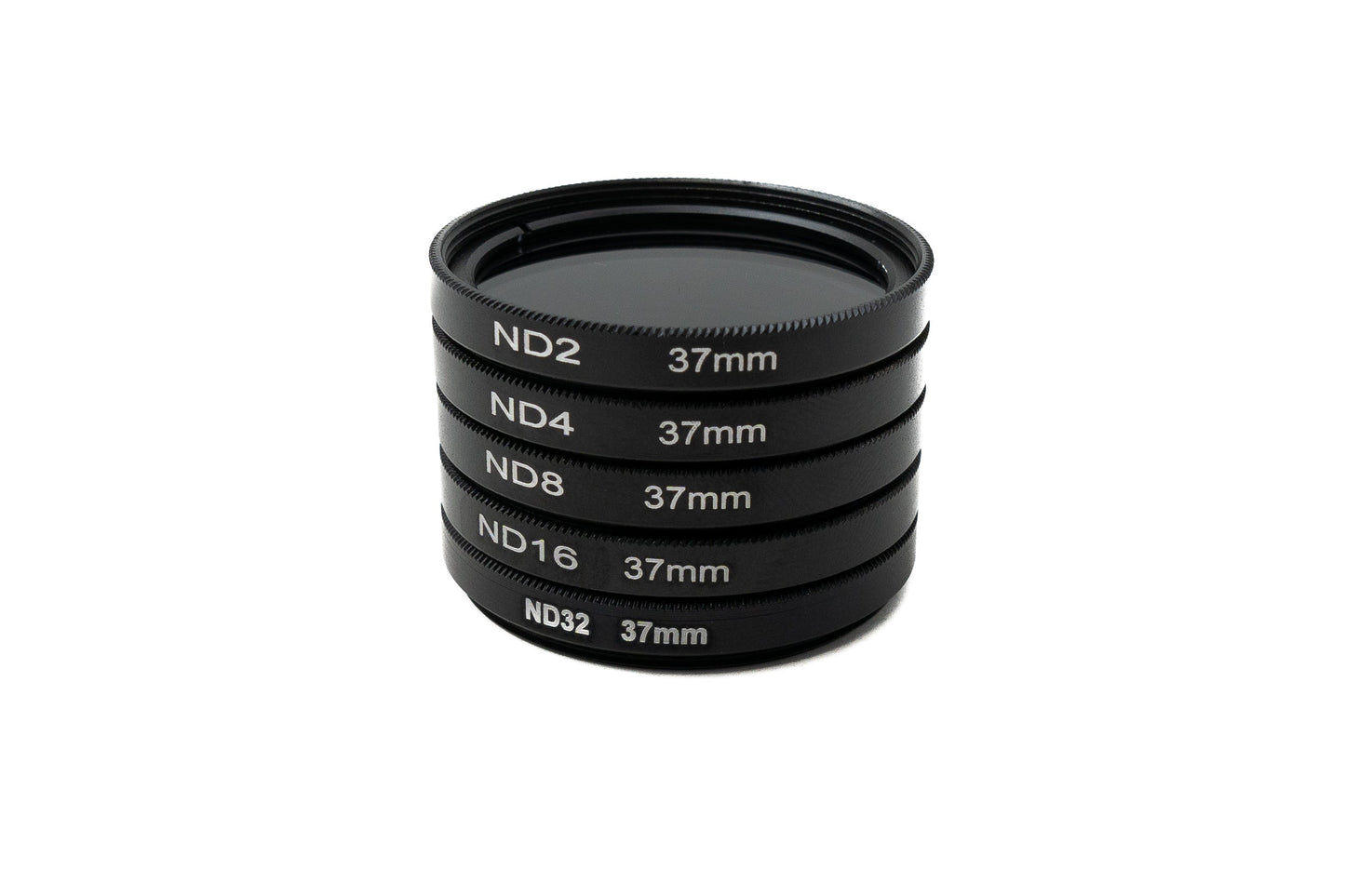 SYSTEM-S ND Filter Set 37 mm Neutraldichte mit Gewinde Hülle und Tasche für iPhone 15 Pro Max