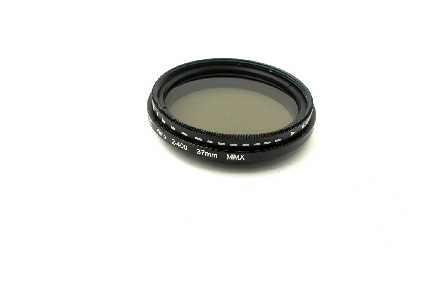 SYSTEM-S ND Vario Filter 37 mm 2 bis 400 Neutraldichte mit Gewinde Hülle für iPhone 15 Pro Max
