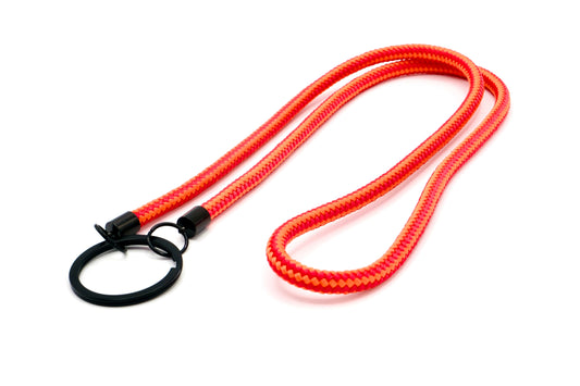 Schlüsselband Orange/Rot
