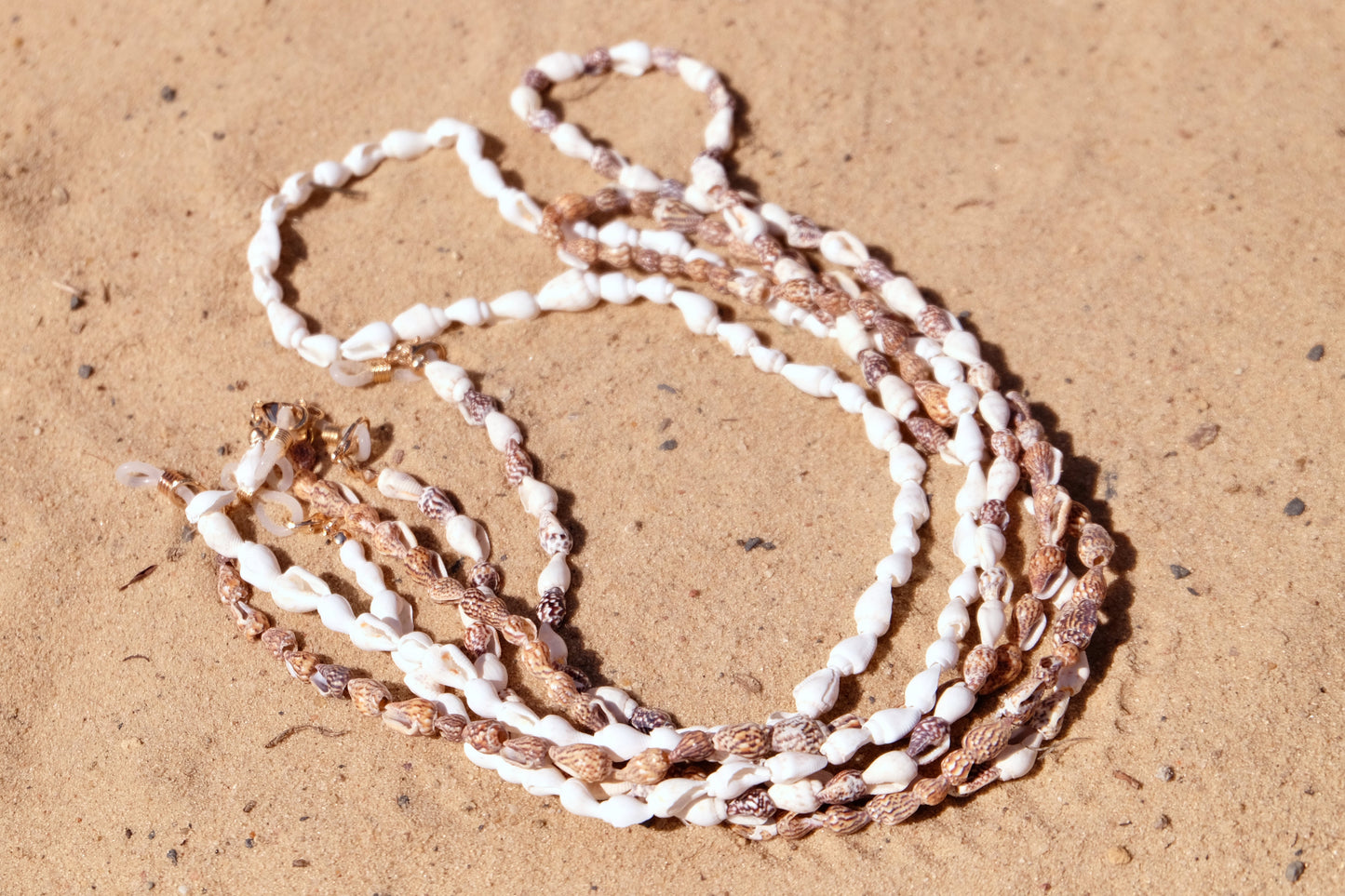 Lanț de ochelari Shell maro