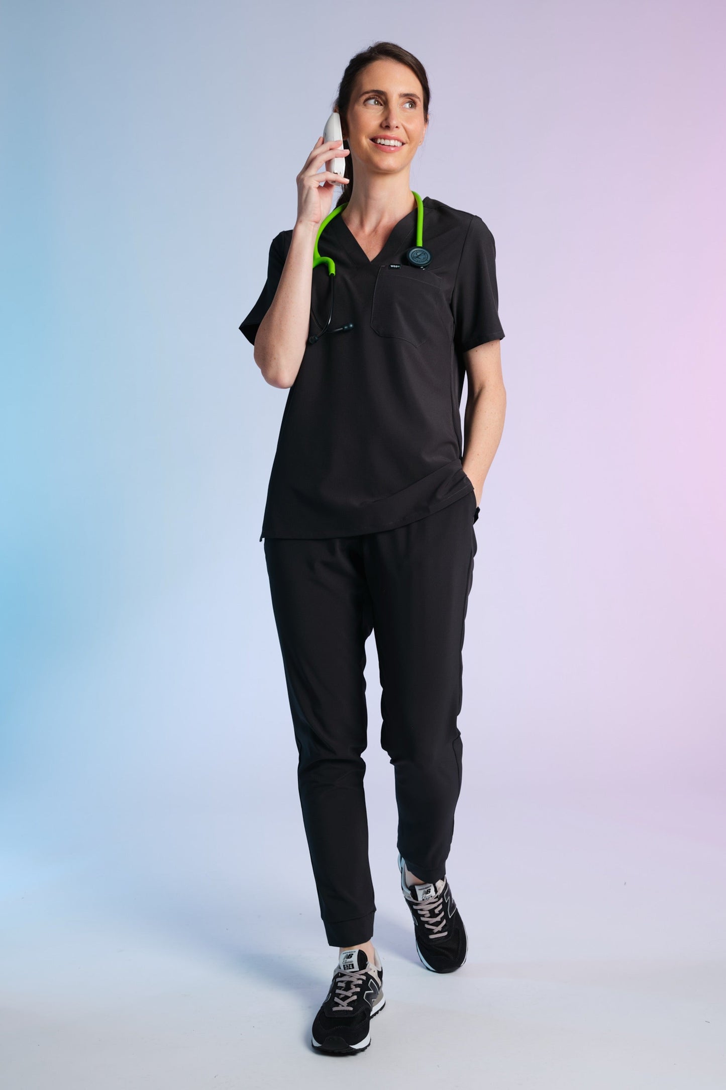 Active Scrub Pants "Tessa" – Black