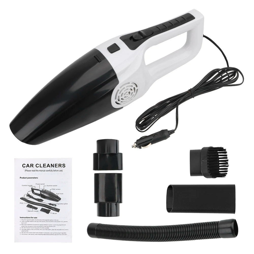 AutoClean 12V 120W Nass Trocken - Handlich 5m Kabel 120W