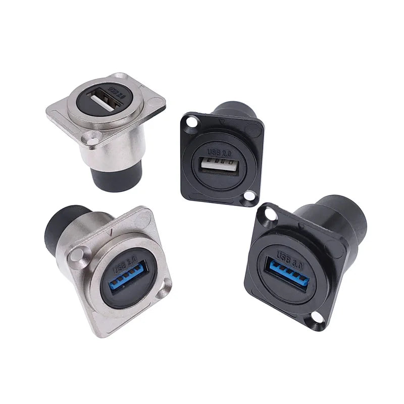 D Type Metal USB Socket