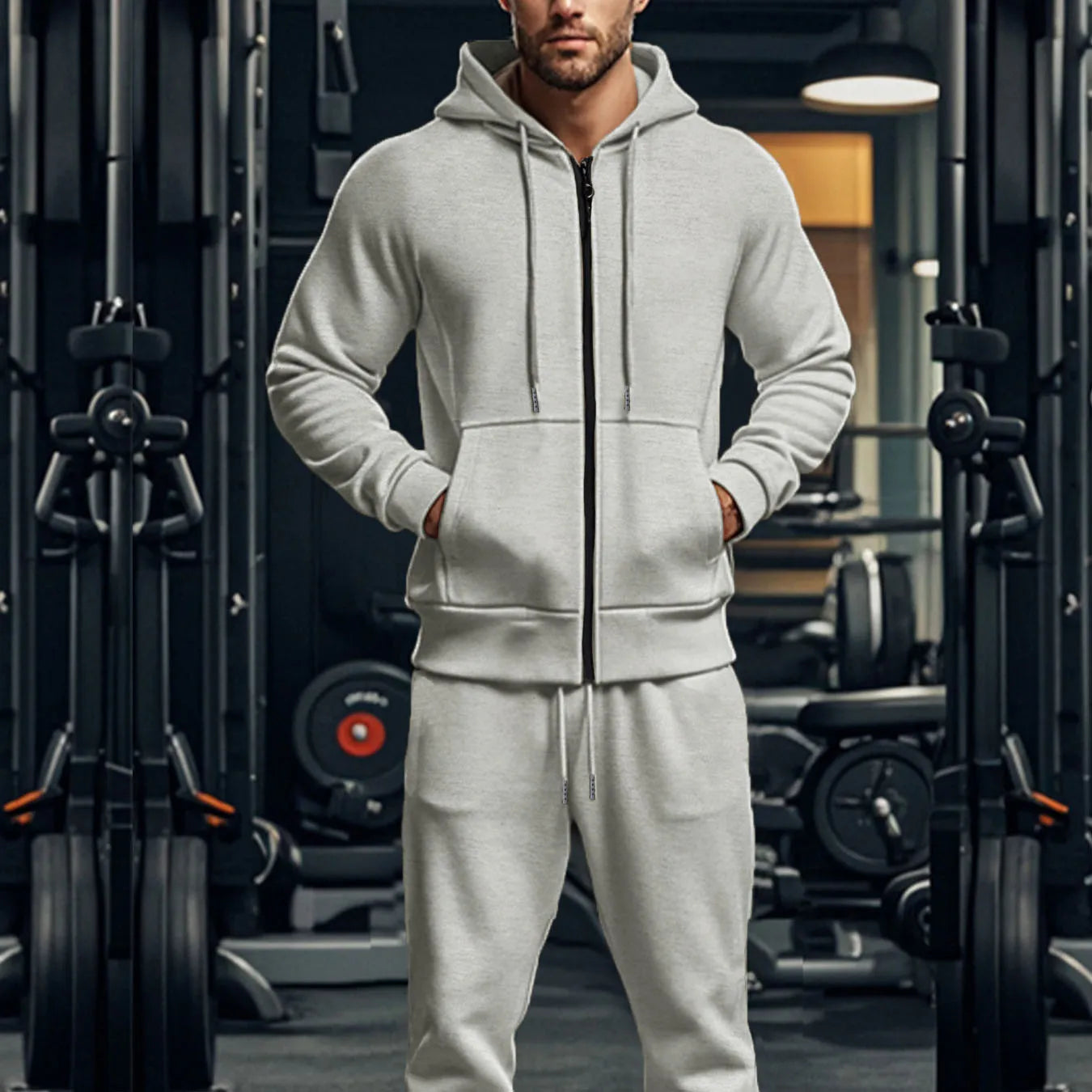 OEM Tracksuit Atmungsaktiv - 95% Polyester, Reißv., XL