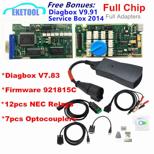 Diagbox V9.91 Vollchips Gold Edge Lexia3 PP2000
