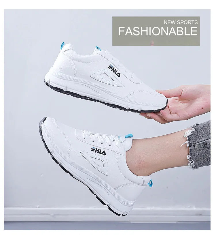 White Shoes for Women Sneakers 2024 Breathable Women's Sports Shoes Outdoor Walking Flats Woman Spring Casual Shoe Lady Sneaker