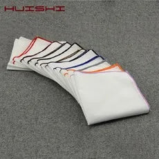 Necktie Fashion Brand Handmade Solid Necktie Handkerchief Cufflinks Set For Men Ties Suit Shirts Wedding Accessories Man Gifts