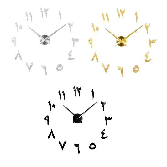 MagiDeal 1050851 3D DIY Wanduhr - Ø80cm Acryl Plastik