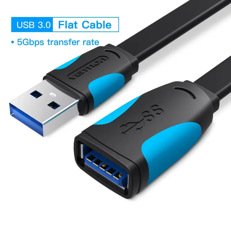 Vention USB zu USB Kabel USB 3.0 2.0 Stecker zu Buchse Verlängerungskabel USB 3.0 Datenkabel für Smart TV PC SSD USB 2.0 Kabel Verlängerung - Golden Bridge Store