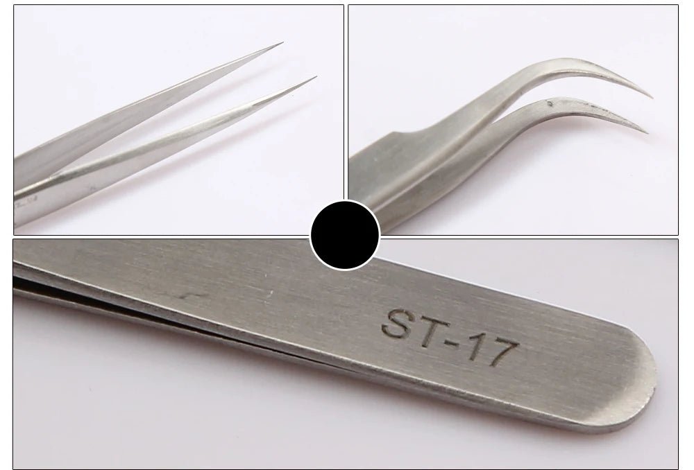 Makeup Professional Eyelash Tweezers 3D Volume Eyelash Extension Tweezer Fan Lash Eyebrow Tweezers VETUS Excellent Closure