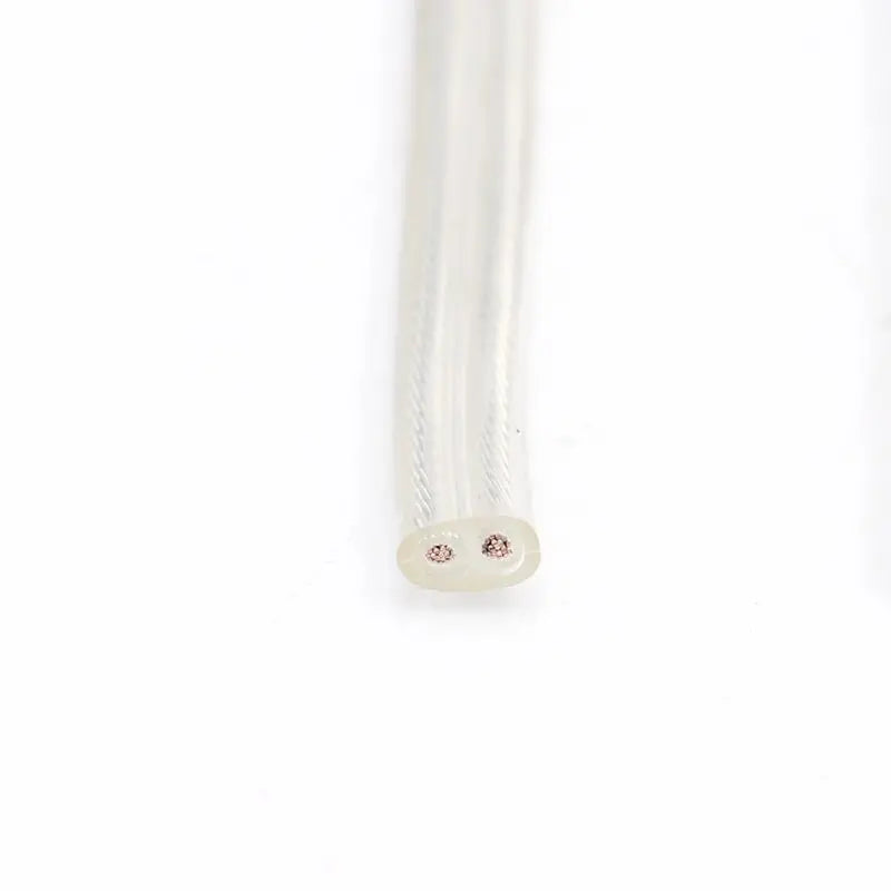 Transparentes Elektrokabel 250V 0,75mm² - 2/3-adrig PVC Rundkabel für Pendelleuchten