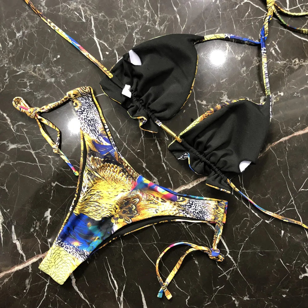 RUOTONGSEPT 2025 Beliebte Damen Strandmode Elegant Bikinis Set Sport Schwimmbekleidung Verbesserte Unterstützung Gepolstert Schwimmanzug Exquisite Bademode