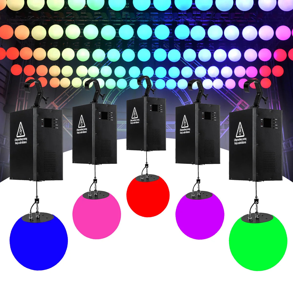 Disco- und Bühnenbeleuchtung - LED-Kinetic-Sphere
