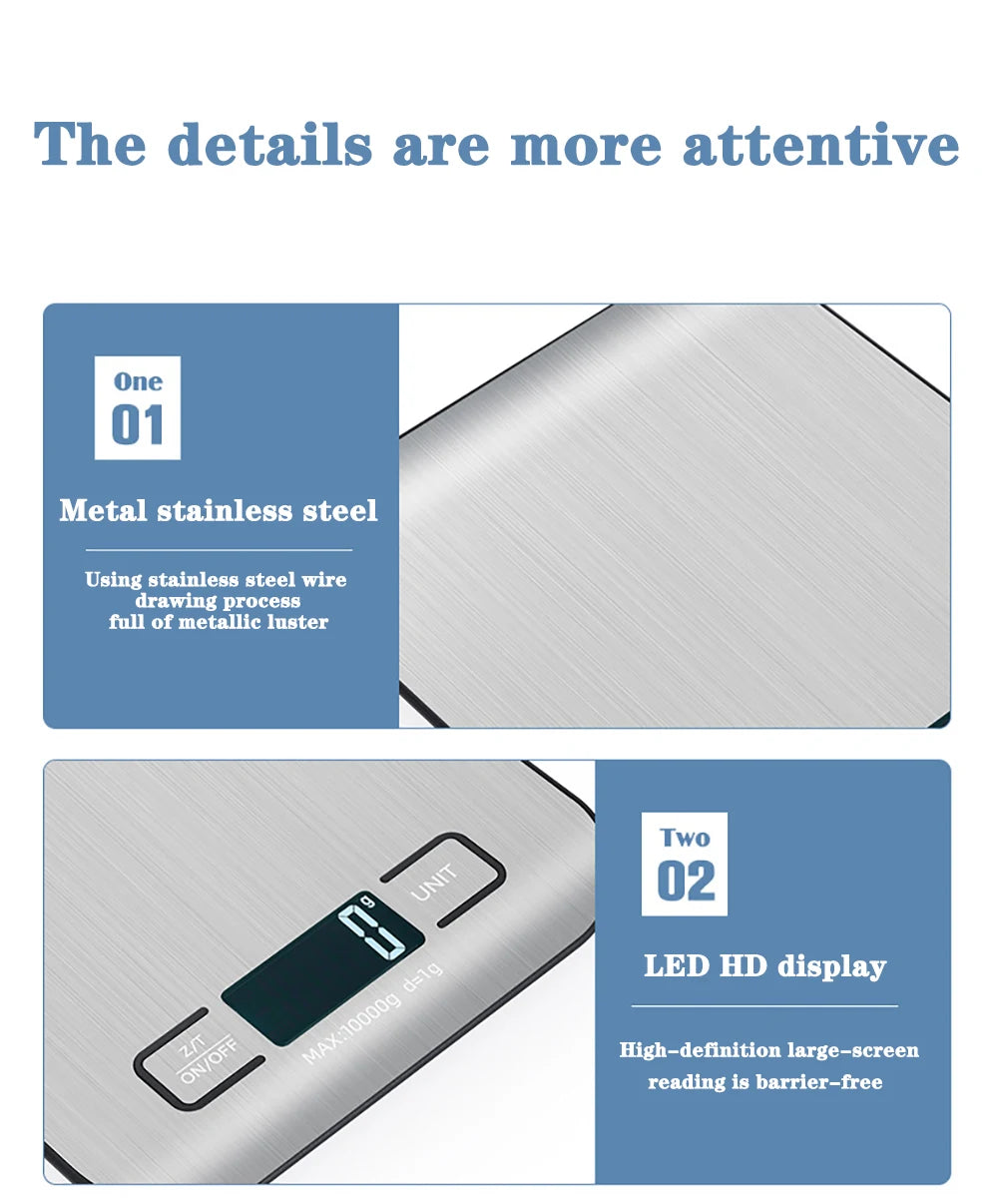 Cântar digital 2025 - Cântar electronic precis cu afișaj LCD pentru studiu, înapoi la școală