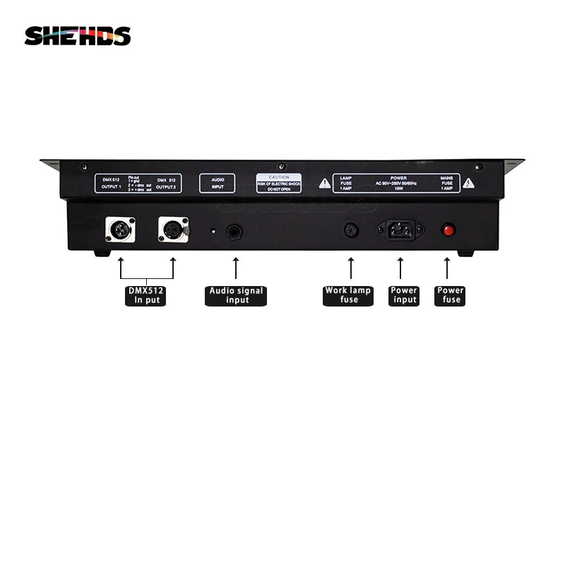 Controler DMX SHEHDS 1024/consolă 192 pentru iluminare Par, lumină cu cap mobil, standard internațional, DJ, discotecă, nunți, concerte