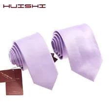 Necktie Fashion Brand Handmade Solid Necktie Handkerchief Cufflinks Set For Men Ties Suit Shirts Wedding Accessories Man Gifts