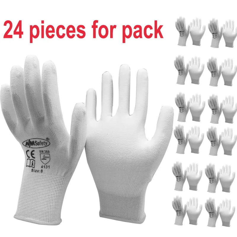 Nmsafety Antistatisch Handschuhe - 13G Nylon PU 24 St