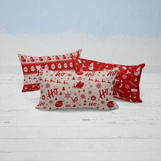 2022 Happy New Year Merry Christmas Xmas Pillow Cover 30X50 Boho Decor Decorative Pillows for Sofa Tree Red Party Decorations