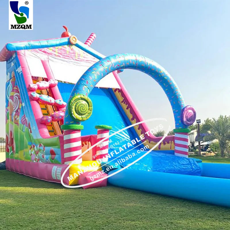Giant Candy Land Birthday Party Inflatable Bouncer slip and Slide